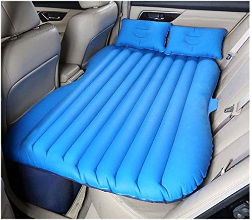 HongLianRiven Lettino da Viaggio Lettino da Viaggio Aereo Divano, Auto Gonfiabile Letto Matrimoniale Letto Cuscino Car Air Cushion Viaggio Sacco a Pelo 5-21 (Color : Blue)
