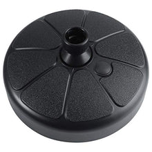 Fishlor Portaombrelli, Base per ombrellone da Esterno in plastica Cortile da Giardino Forma Rotonda Supporto per Supporto per ombrellone riempibile con Sabbia d'Acqua