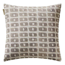MADURA - Fodera per Cuscino Tiago 50x50 cm Naturale e Nero Soggiorno Camera da Letto Decorazione