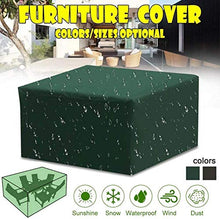 N / A mobili Pioggia Copertura Esterna del Giardino Coperchio di Protezione della Pioggia Impermeabile Oxford Vimini Divano da Giardino Patio Stretto Neve Nera, 230x110CM