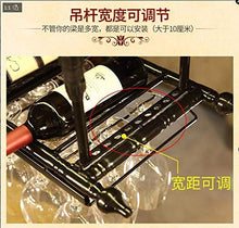 GAXQFEI Cucina Del Vino Del Vino Stoccaio Cremagliera Del Soffitto Del Soffitto, Rack Del Coccole Decorazione Del Soffitto Rack, Ferro Retrò Iron Appeso a Impennata Portabicchieri Di Vino, Usato per