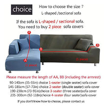 FLYAWAY Copridivano Trapuntato 3D Semplice Giallo Limone Fodera per Divano Elastico Elasticizzato Spandex/Poliestere Sedia per Divano a Forma di L Copridivano-2-seater 145-185cm