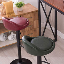 Poltrone Nubao Sedie Bar, sgabelli Alti, sedie girevoli, Reception, Bar, caffetteria, Red (Color : Yellow)