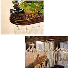 LWW Wine Rack, cremagliera di vetro di vino/a soffitto attaccatura del supporto di bottiglia del vino supporto del metallo ferro vetro vino Holder alta Cup/Altezza regolabile Rack Wine Glass,60 *