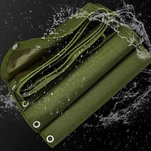 Telone di Copertura di qualità Premium in Tela Cerata Verde Impermeabile in PVC con Occhielli per Mobili da Giardino, Piscina, Auto, Camion, Spessore 0,8 Mm, 660 G/M² (Size : 2 * 2M)