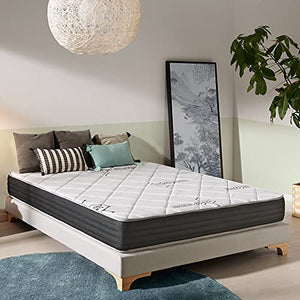 Naturalex | Viscosystem | Materasso Memory alla Francese 140x190 cm | Sistema Regolatore Di Pressione Aero Latex Extra Comfort | Adattamento Progressivo e Zone Riposo Indipendenti | Rigidità Media