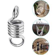 LUCY WEI 2 Pcs Molla di Sospensione per Amache,Acciaio Zincato Amaca Spring per Amaca da Appendere,Sacco da Boxe, Accessori (250kg)