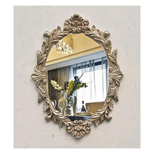 Specchi da Parete per Bagno Specchio da Bagno A Parete Specchio Decorativo Ovale retrò Europeo Specchio per Il Trucco Specchio Decorativo per Camera da Letto Specchio Decorativo