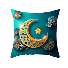 SHENSHI Federe Cuscini Divano 45X45,Fodere per Cuscini Stampati Golden Moon, Federa per Divano, Fodera per Cuscino per Articoli per La Casa Fodere per Cuscini per Il Nord Europa, Verde E Nero