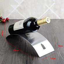 SILOLA Portabottiglie, Fiocco Materiale Acciaio Inossidabile Portabottiglie Vino Rosso Europeo Decorazione Domestica Bar Accessori Vino Portabottiglie