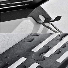 AINIYF Bagno Bagno Doccia Mensola Organizzatore Parete Punch Libero rettangolo di Alluminio dello Spazio 1 Livello Fence Drain, Nero