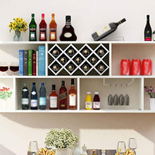 Portabottiglie Vino Titolare armadietto del vino bagagli stand ripiani di grande capacità di archiviazione Supporto for Bar Hanging Governo del vino grata di legno rotonda Wine Cooler Cantina for vini