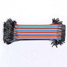 SaySure - 40pcs 20cm 2.54mm 1p-1p Pin Female to Female Color
