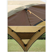 FWZJ Gazebo Giardino Tenda da Campeggio Completamente Impermeabile con Pannelli Laterali Protezione UV Tenda da Campeggio Rifugio per Eventi Tenda da Sole Tettoia Pergola Patio Esterno