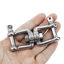 MZMing Gancio Girevole Cuscinetto M8 Heavy Duty Gancio Oscillante a 360 Gradi con Fibbie Rimovibili Acciaio Inossidabile 304 per Palestra Sandbag Corda Amaca Sedia Trapezio Yoga Altalena