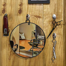 Kurtzy Specchio da Parrucchiere Rotondo Portatile - Specchio a Mano o da Appendere per Barbiere Accessori, Saloni ed Estetiste - Specchio con Manico per Mostrare la Testa, Tagli di Capelli e Styling