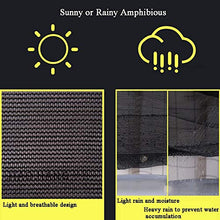 WXQIANG Backyard Parasole Canopy, Panno dello Schermo Protezione UV con Occhielli Robusta, Durevole Paralume in Tessuto for Il Giardino, Patio, Veranda - Nero Protezione Solare, Isolamento Termico