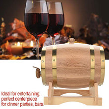GOTOTOP 5L/10L Botte di Vino Dispenser,Vino Barile Oak Barrel con Rubinetto,Barile per Barile di Legno per archiviazione o Aging Wine (5L)