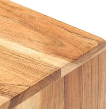 vidaXL Comodino 40x30x50 cm in Legno Massello di Acacia