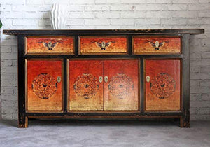 OPIUM OUTLET Comò cassettiera credenza consolle Credenza mobili armadio matrimonio armadietto cinese asiatico orientale antico vintage shabby-chic Comodini cinesi camera da letto