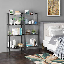 LYM &ripiano di stoccaggio Libreria, scaffale Scala Floreale mensola portaoggetti mensola Bagno scaffale Metallo scaffalatura Balcone -4 Strati Scaffale di Finitura