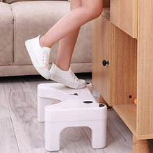 DXXWANG Step Sgabello Sgabello Servizi Igienici Tappetino Antiscivolo Poggiapiedi Bambino Bagno Sgabello Potty Bagno Sgabello Durevole/A / 40×25×17cm