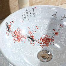 ZSCWAN Jingdezhen ceramica arte modello lavabo bagno KTV rotondo piano lavabo LO622311WG (colore : Accessori)