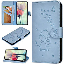 Robinsoni Custodia Compatibile con Samsung Galaxy Note 10 Pro Case Portafoglio Cover Dumbo Stampato Libro Pelle PU Antiurto Case Taccuino Cover Libretto Cartone Animato Case Folio Flip Cover Blu