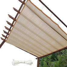 Rete parasole YXX Paralume in Tessuto plastificato con passacavi, reticella per Tende oscuranti per Serra, Telo a Rete al 90% con tendalino per Copertura pergola (Size : 3mx6m)