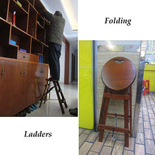 Sgabello Pieghevole Scaletta per Uso Domestico Bambini in Legno Massello per Bambini Arrampicata Bagno Antiscivolo Sgabello A Piedi Sgabello A Mano Sgabello da Lavaggio Facile da Mobile