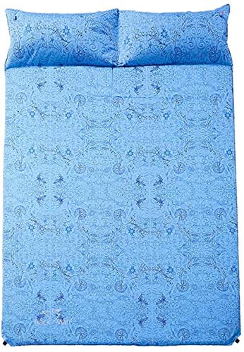 Lettino da viaggio Sleeping Pad gonfiabile della stuoia Doppia tenda cuscino d'aria a prova di umidità esterna automatico Mat addensare Widen Camping Mat for uso domestico escursione di campeggio 6-3