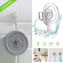 Ganci Ventosa Ganci da Parete Ganci per Bagno Cucina Ventosa Forte Senza Trapano Ventose per VetroMax Ventose per Bagno Doccia Vetro Cucina Accappatoio Parete Porte Organizzare, Trasparenti 4 Pezzi