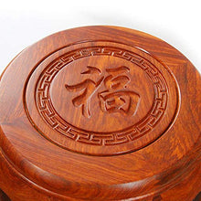 Sgabello da bar × 2, sgabello rotondo in mogano benedizione in stile cinese, tavolino da salotto moderno, sgabello basso in legno massello antico, non stanco dopo essersi seduti/A / 34cm