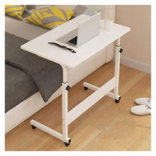 SXGKY Laptop Desk 80 * 40CM Tabella del Computer Portatile Registrabile Ruota Laptop Divano-Letto Pavimento Side Table può Essere Sollevato in Piedi Desk Scrivania Portatile FF (Color : C)