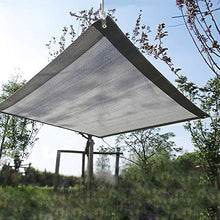 WXQIANG Ombra Panno Grigio con Occhielli, Resistente allo Strappo Balcone Shading Netto for Le Piante da Giardino, 100/200/300/400 Centimetri Largo Protezione Solare, Isolamento Termico