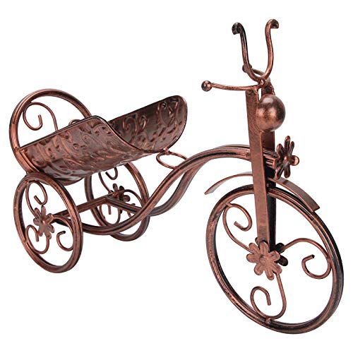 Omabeta Scaffale per Vino Decorativo per Vino Scaffale per Vino Portabottiglie per Vino Sala da Pranzo per bancone Home Decor(Bronze)