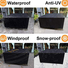 BWBG Copertura Mobili Giardino Impermeabile, Proteggere I Mobili da Anti-UV Vento Sole Neve Tessuto 210D Oxford Copertura per Tavoli da Giardino E Set di Mobili -86 * 86 * 36cm