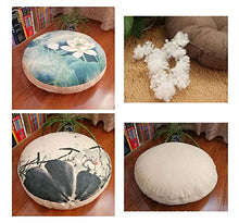 Black Temptation Cuscino Sedile Rotondo Giapponese, Cuscino futon Tatami, Pouf da Terra [Loto 01]