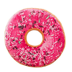 Hotaden Donut Cuscino Cuscino a Forma di Anello Molle della Peluche della novità di Stile Cuscino Decorativo Cuscino Molle della Peluche del Sedile Cuscino