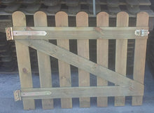 ITALFROM Cancelletto in Legno di Pino con Doghe per Staccionate Dimensioni: L 100cm x H 80cm
