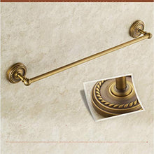 KTMK Set di Accessori per Il Bagno in Ottone Anticato Accessori in Ottone Anticato Porta Accappatoio, Porta Carta, Set di Asciugamani da Bagno con Anello Portasciugamani, Set Completo da 5 Pezzi
