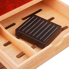 Cigar Box di stoccaggio Legno Legno di Cedro Cigar Humidor Rosewood Grano Piccolo quattro strati Piano Vernice Sigaro Idratante Gabinetto Cigar Box Perfetto da usare in ufficio e camera da letto