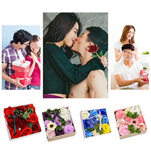 ASFD Regalo di Compleanno di San Valentino Rosa Sapone Fiore Rosa Squisito Fioriera Piccola Rosa