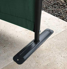QUICK STAR Paravento da Giardino 220 x 165 cm 4 parti pieghevole Divisorio in Tessuto Balcone Protezione della Privacy Verde