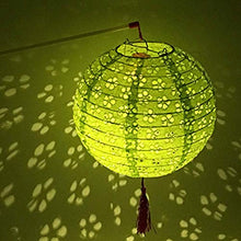ARTFFEL Vola 7 Imposta Lanterne di Carta Lampada Scavato di Stile Cinese Hanging Lanterne con Polo Nappa Lampadina for la Cerimonia Nuziale della Festa di Compleanno .Compleanno