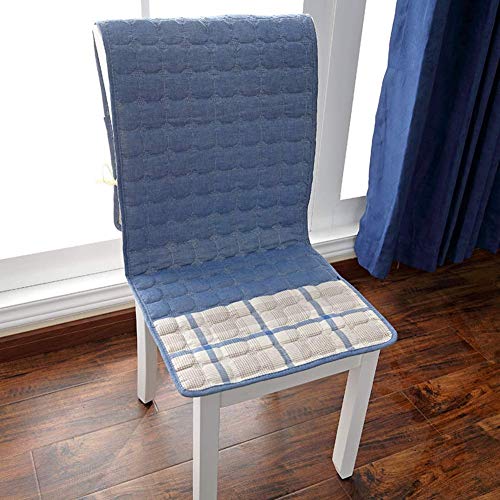 XHNXHN 1 Pz Cotone Cuscini per sedie Siamesi Cuscini per sedili, Antiscivolo Cuscini per sedie da Pranzo Set di Fodere per riporre Gli Oggetti Interni per Esterni Decorazioni per la casa Cuscino PE