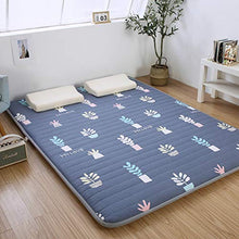 LXSHMF Compert Tatami Materasso Futon,Spesso Pavimento Materassino,Giapponese Futon Materasso Pad Portatile Tatami Mat,Trapuntato Materasso Topper per Dormitorio per Studenti K 90x200cm(35x79inch)