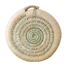 LTINN Tappetini Rotondi, Fatti a Mano in Tatami Intrecciati in Paglia, tappetini di Protezione Ambientale ispessiti Naturali, tappetini Sono Resistenti all'Usura, robusti, Comodi e durevoli