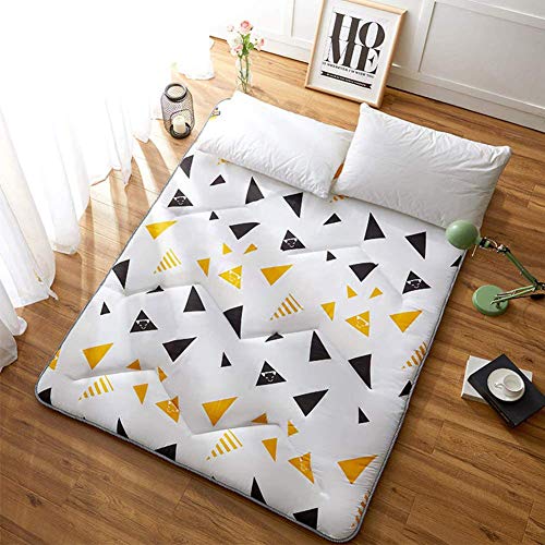 Z&HA Tatami Tappetino, Tradizionale Giapponese Futon Materasso Pad, dormitorio Spesso Mattresstopper Sleeping Pad Soft Roll Up Pieghevole Mat,c,180 * 200cm