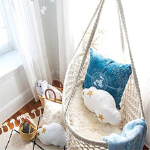 LMX-liv Culla Culla, Neonati Altalene, Amaca Appesa A Culla Boema per Bambina/Ragazzo, Altalena Portatile E Culla Sospesa per Asilo Nido, Macramé Rope Fringe Measures - 160KG